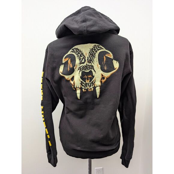 Original Santa Cruz Skateboard Speed Wheels Small Black zip hooded sweatshirt - Picture 1 of 8